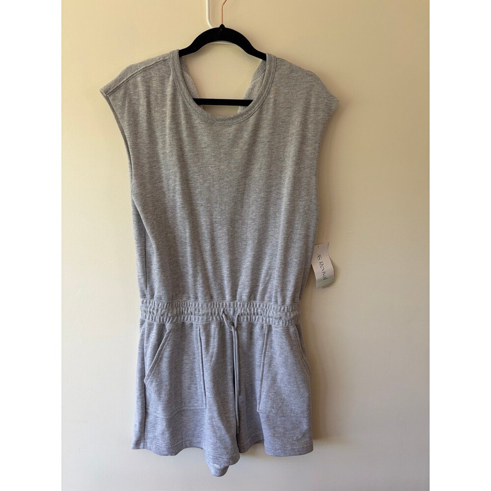 NWT AS Revival Grey Sweatshirt Romper - French Terry Loungewear - Size M